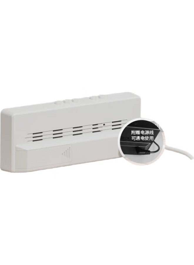 Compas Creative Led Large Screen Clock Night Light Electronic Alarm Clock Living Room Bedroom Table Clock Student Alarm Clock 810 White - Image 3