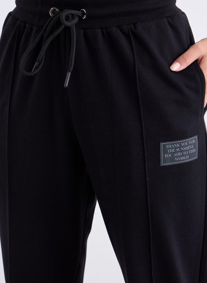 Styli Women Black Relaxed Fit Joggers - Image 4