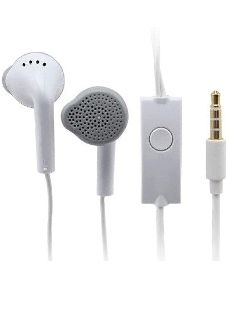 erorex Amt Earphones Compatible With Samsung And Other Android Phones With Slot Of 3.5 Mm Original White Earphone  - Image 1