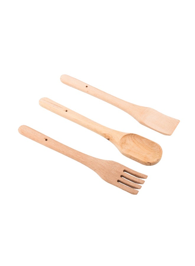 Dania Healthy wooden serving spoon set for cooking and high quality - Image 2