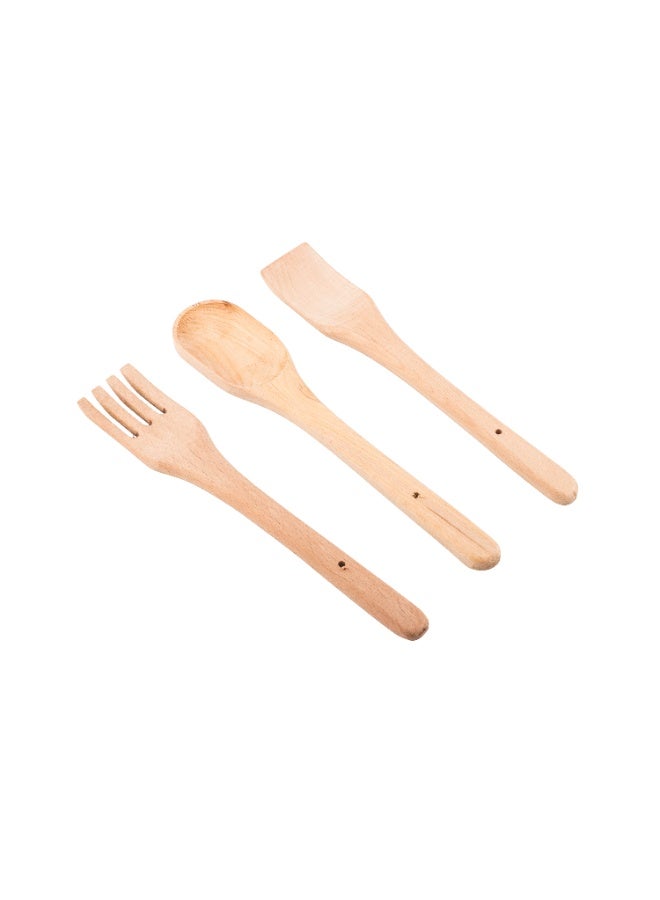 Dania Healthy wooden serving spoon set for cooking and high quality - Image 1