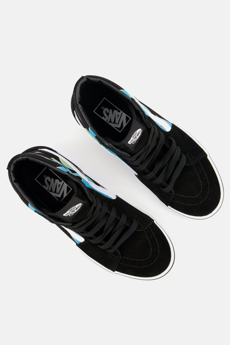 VANS Men Sk8-Hi lace Up Sports Shoes, Black - Image 4
