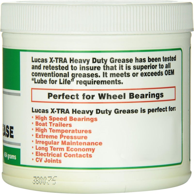 LUCAS Oil 10330 X-Tra Heavy Duty Grease - 1 lb. Tub - Image 2