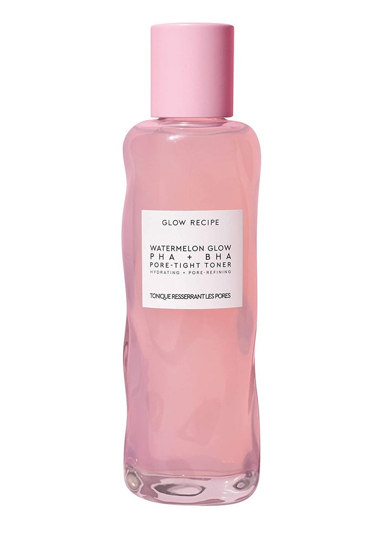 GLOW RECIPE Recipe Watermelon Glow Bha And Pha Pore Tight Facial Toner Hydrating Facial Toner With Hyaluronic Acid Cucumer And Tea Trea Extract To Help Tighten Pores For Smooth And Dewy Skin  - Image 1