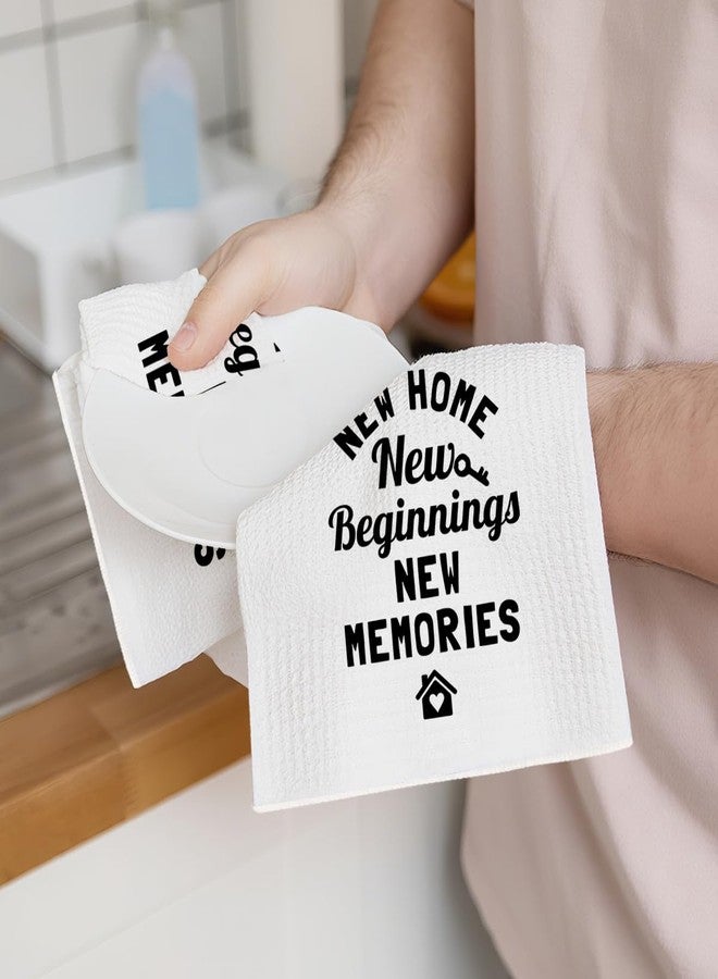 XFN 2PCS Housewarming Gifts New Home for Women Kitchen Towels, Reusable Absorbent Waffle Weave Dish Tea Towels for Cleaning Cooking Baking, Microfiber Kitchen Towel, Farmhouse Gifts for Family Friend - Image 3