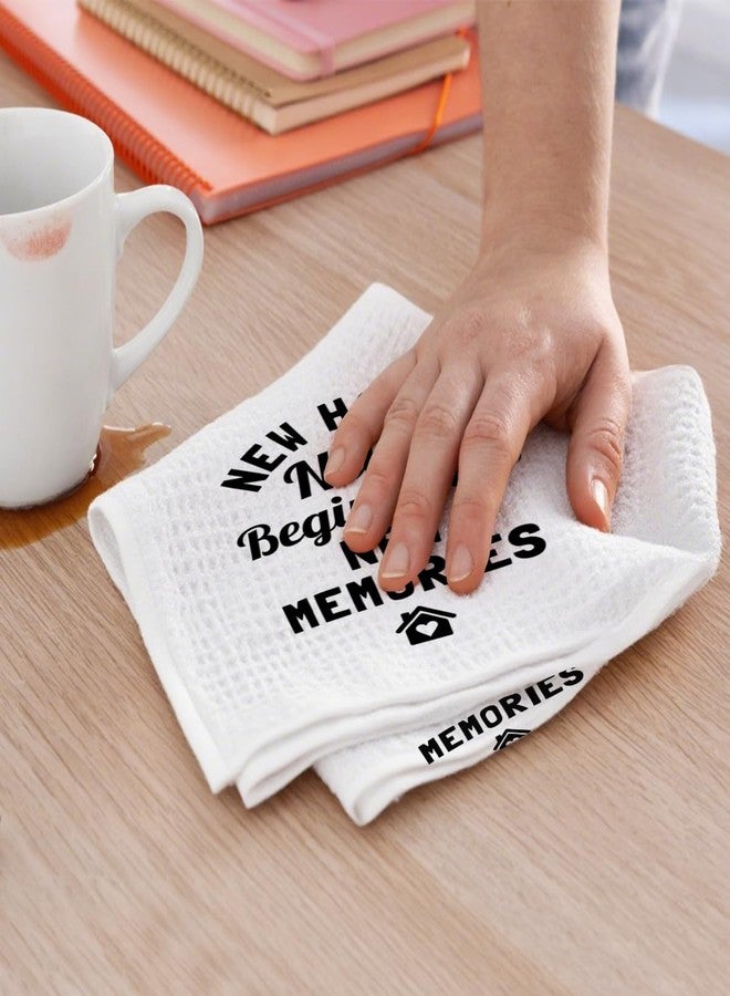 XFN 2PCS Housewarming Gifts New Home for Women Kitchen Towels, Reusable Absorbent Waffle Weave Dish Tea Towels for Cleaning Cooking Baking, Microfiber Kitchen Towel, Farmhouse Gifts for Family Friend - Image 5