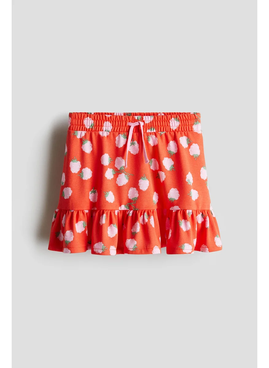 H&M Flounce-Trimmed Skirt