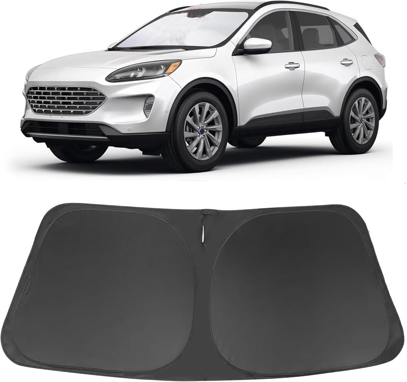 LHFLIVE Windshield Sun Shade Custom Fit for 2020 2021 2022 2023 2024 2025 Ford Escape Accessories Foldable Sunshade Sun Blocker Protect Car from Sun Rays & Heat Damage Keep Car Cooler - Image 1