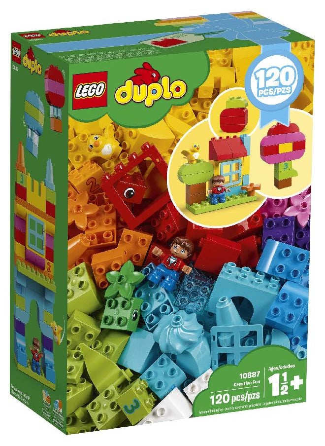LEGO - LEGO DUPLO Classic Creative Fun 10887 Building Block Toy Kit, New 2020 (120 Pieces) - Image 1