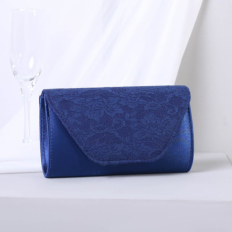 Evening Bag Water-Soluble Lace Envelope Bag Banquet Evening Bag Clutch Bag Fashionable Women'S Bag - Image 1