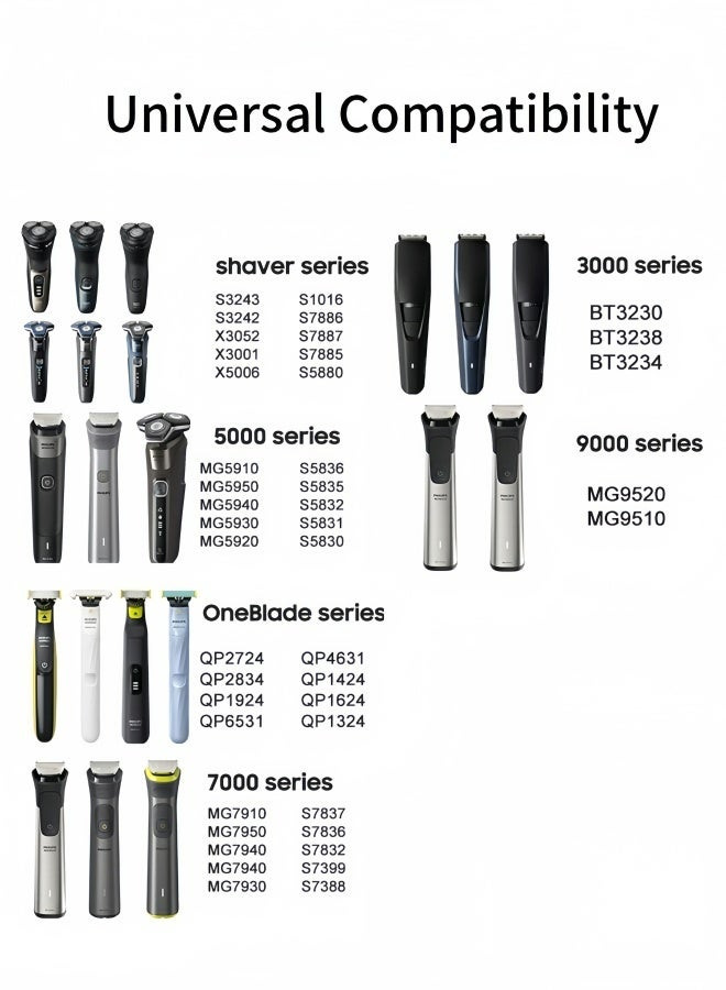 5V USB Charging Cable For Philips Norelco Shaver wet and dry shaver 2400 2600 Series 5000 7000 3000 Compatible With Philips Oneblade QP2724 QP2834 QP1924 Fast Charging For Home Travel Office Daily Use - Image 2