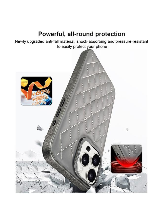 Zaboon Case For iPhone 13 Pro Max Plaid Series 9D Electroplated Phone Case - Image 5