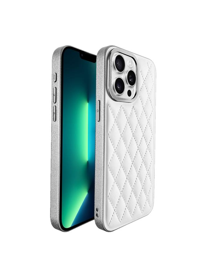 Zaboon Case For iPhone 13 Pro Max Plaid Series 9D Electroplated Phone Case - Image 1