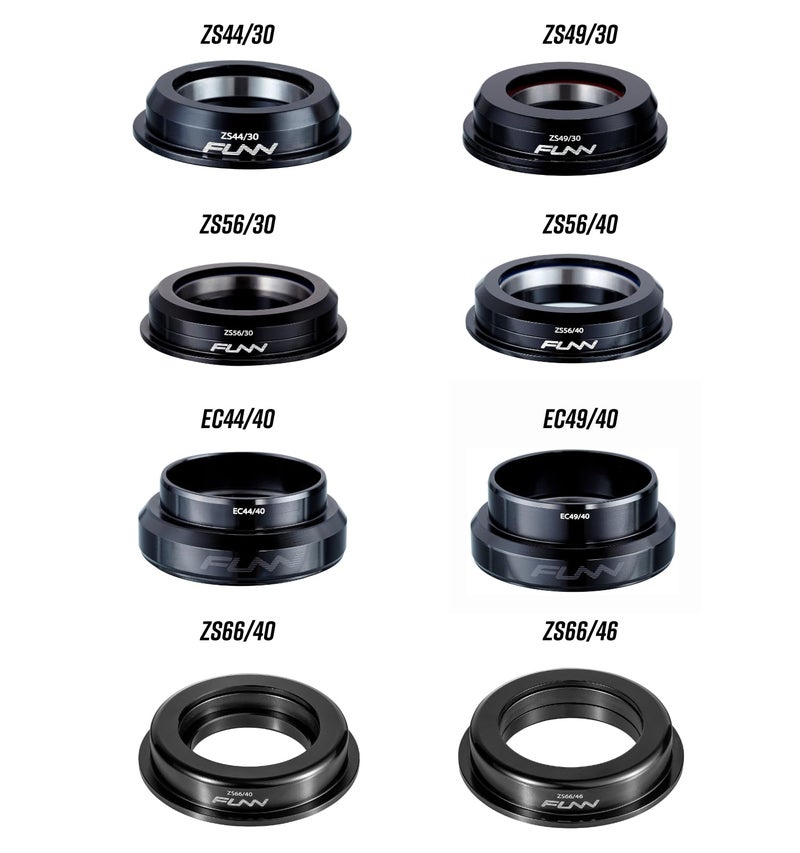 Funn Descend Lower Headset ZS56/40, Zero Stack Angular Contact Bearing Lower Headset for Mountain, Road, Gravel and BMX Bikes - Image 2