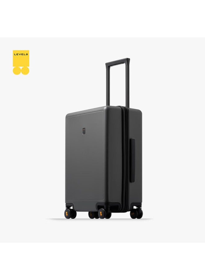 Level8 Traveler Series Pc Luggage 20-inch Carry-on Suitcase With Password Lock For Men And Women, Gray - Image 4