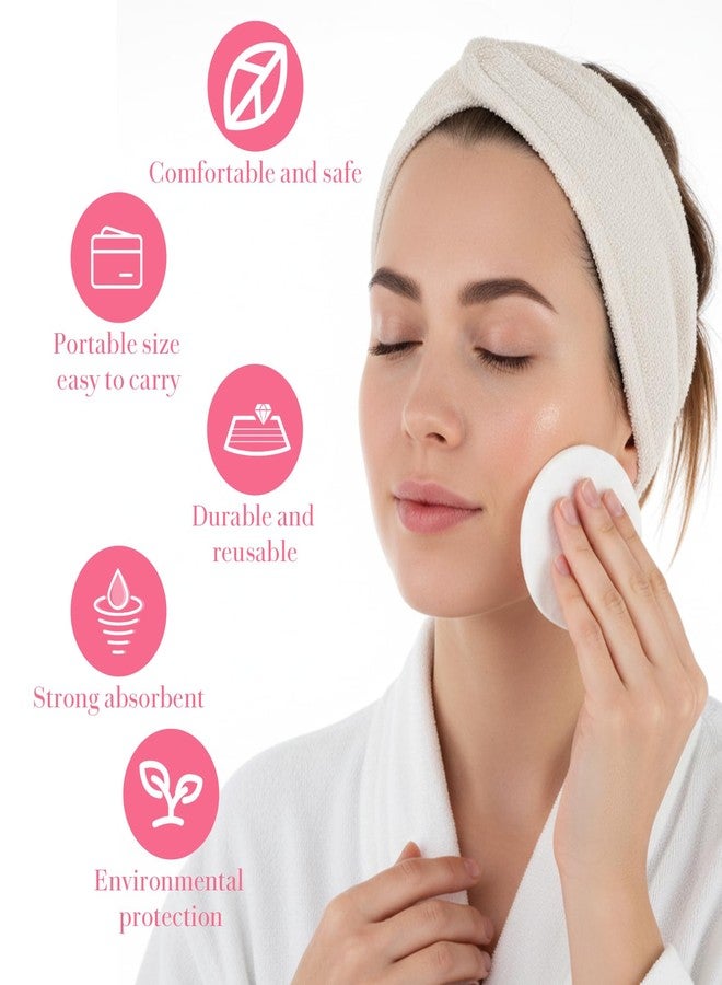 xozeooeu 240+2 Pack White Compressed Facial Sponges with Storage Box, Professional Round Compress Face Cleaning & Makeup Removal Sponges for Estheticians, Soft Reusable Exfoliating Spa Sponge (3.1") - Image 4