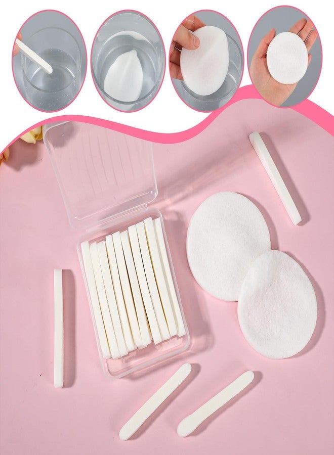 xozeooeu 240+2 Pack White Compressed Facial Sponges with Storage Box, Professional Round Compress Face Cleaning & Makeup Removal Sponges for Estheticians, Soft Reusable Exfoliating Spa Sponge (3.1") - Image 3