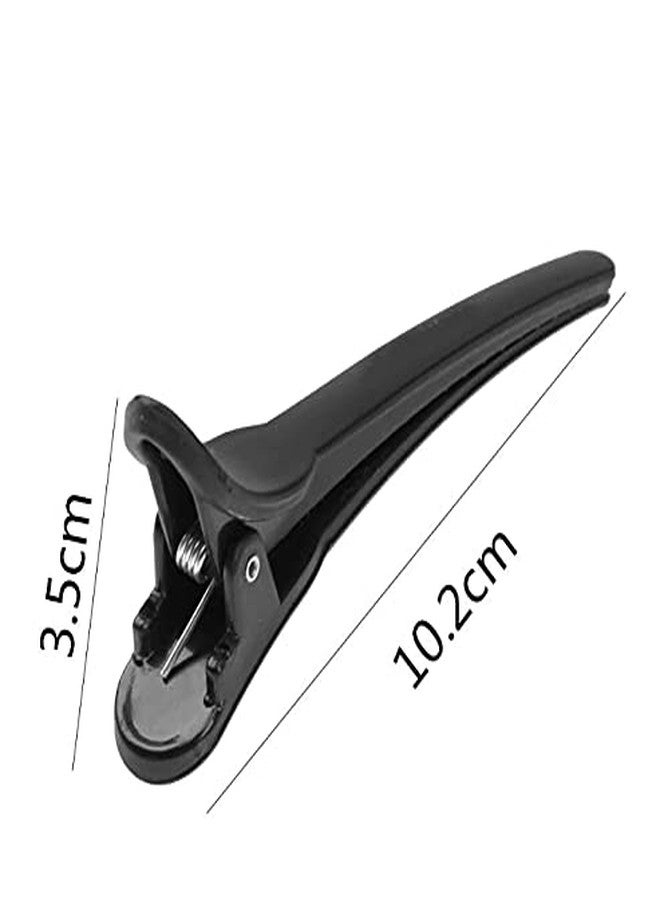 Myynti Women Girls Professional Salon Hair Styling dressing Parlor Sectioning Clips -Set of 12 Pieces (Black) - Image 5