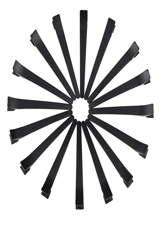 Myynti Women Girls Professional Salon Hair Styling dressing Parlor Sectioning Clips -Set of 12 Pieces (Black) - Image 3