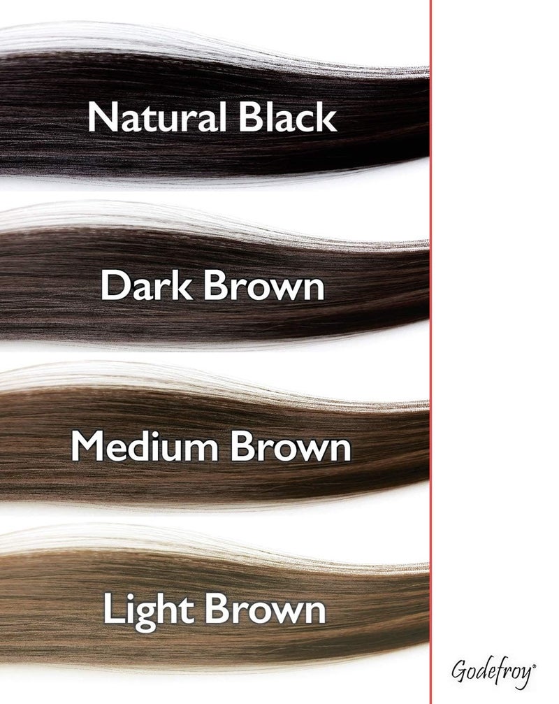 Godefroy Hair Color Kit for Spot Coloring Great For Small Areas Covers Up Gray Hair 4 Applicaion Kit, Light Ash Brown - Image 5
