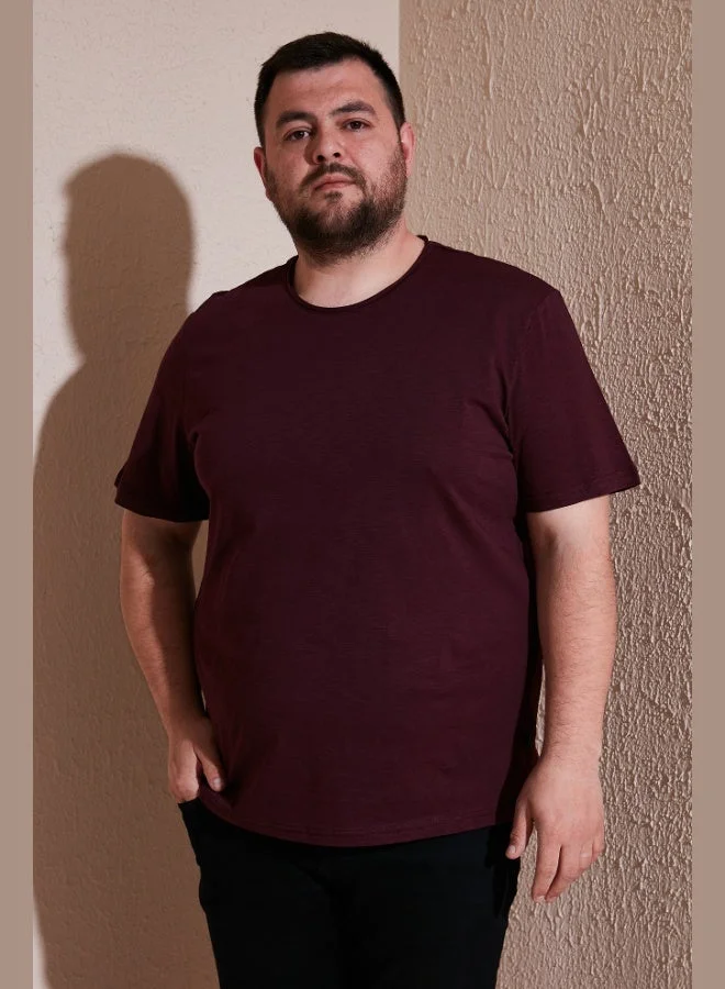 Buratti Cotton Regular Fit Plus Size T-Shirt Men's T-SHIRT 59020001B