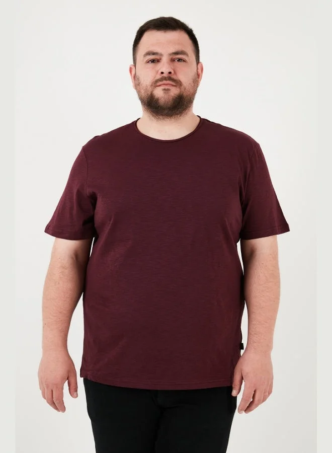 Buratti  Buratti Cotton Regular Fit Plus Size T-Shirt Men's T-SHIRT 59020001B for Men | Best Price UAE