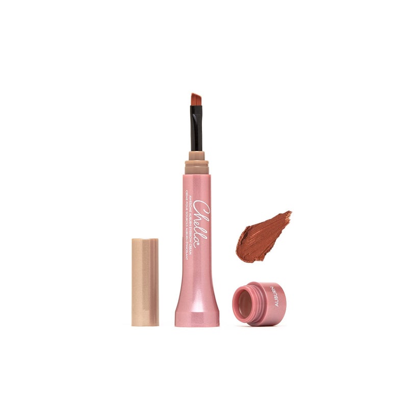 Chella Eyebrow Cream, Awesome Auburn - Vegan, Cruelty Free, Paraben Free, Gluten Free Eyebrow Pomade Makeup - Long Wearing, Velvet Consistency, Water Proof - Image 1