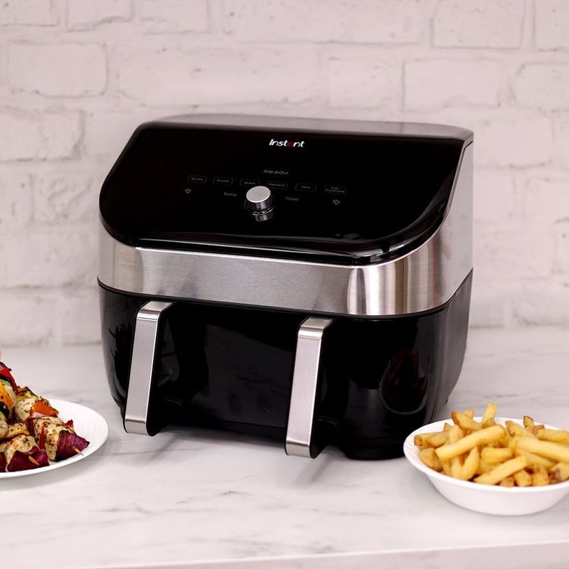 INSTANT Vortex Plus VersaZone Air Fryer with ClearCook, 8.5L 1700W Large Double Air Frying Drawers Smart Programmes Air Fry, Bake, Roast, Grill, Dehydrate, Reheat, 2 Years Manufacturer's Warranty - Image 5