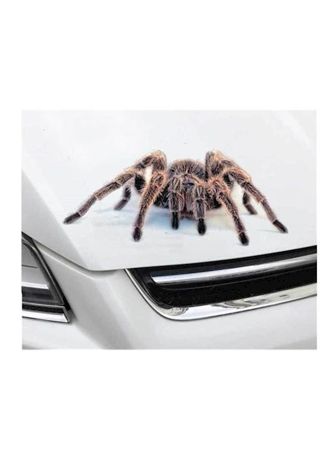 NIBEMINENT 3D Spider Metal Logo Car Sticker - Image 1