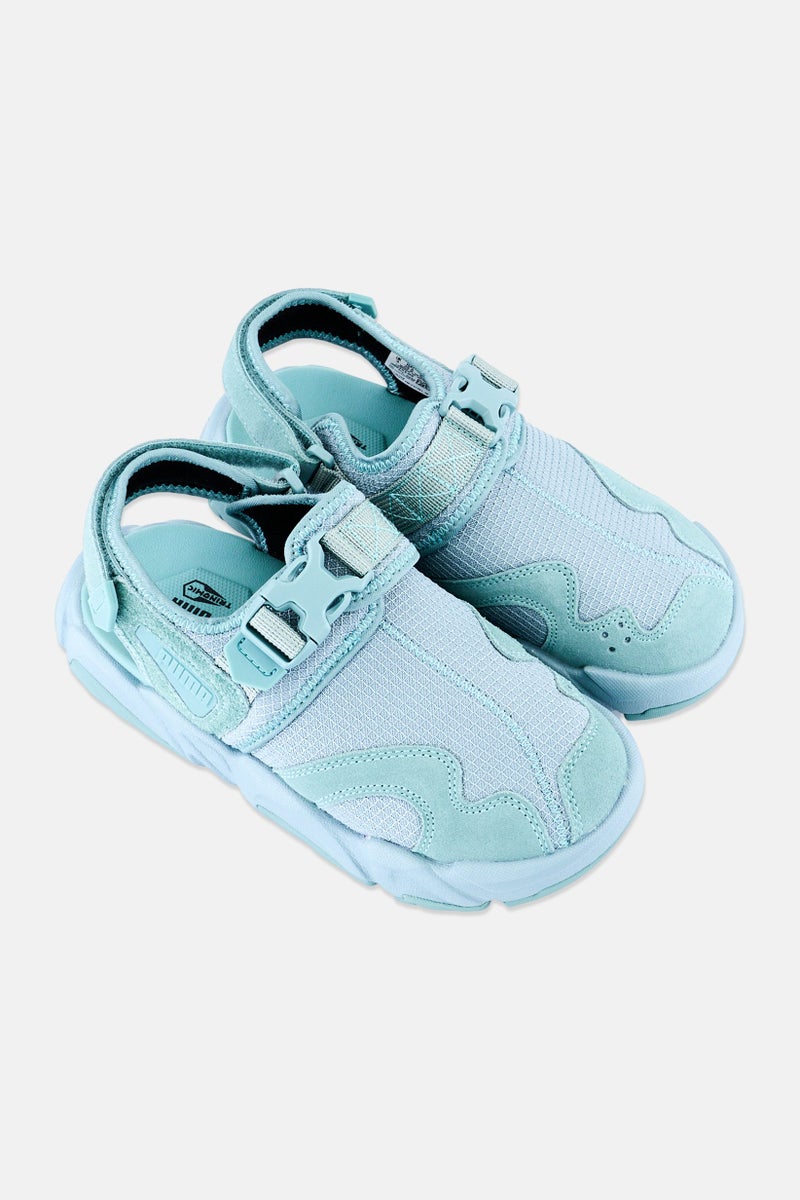 PUMA Kids Boy TS-01 Tonal Velcro Closure Sandals, Green - Image 2