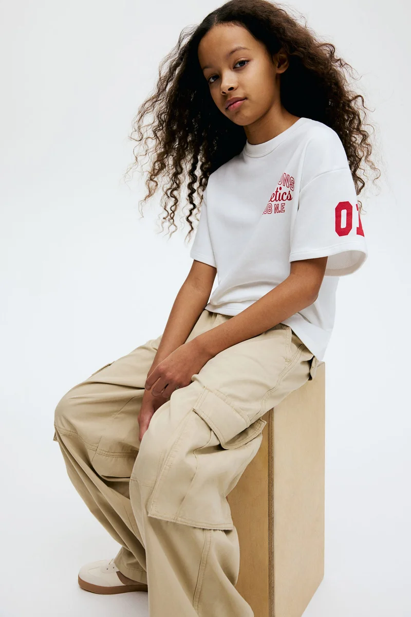 H&M Wide cargo trousers