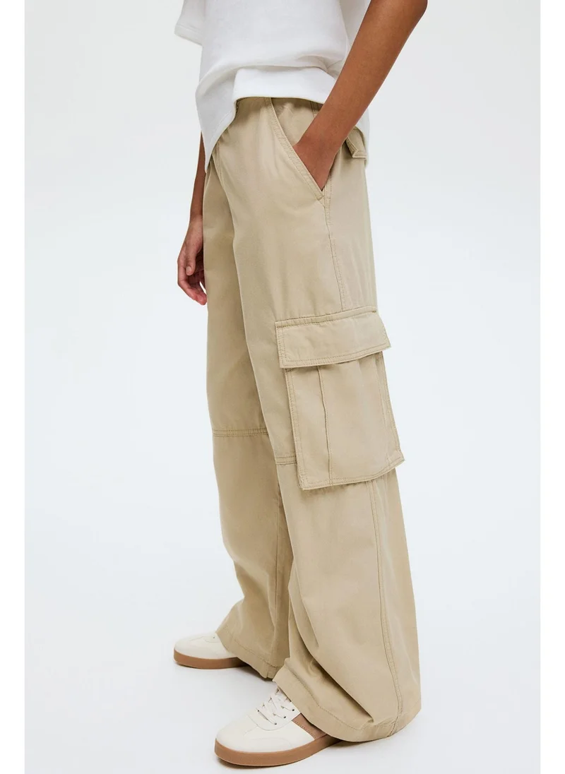 H&M Wide cargo trousers