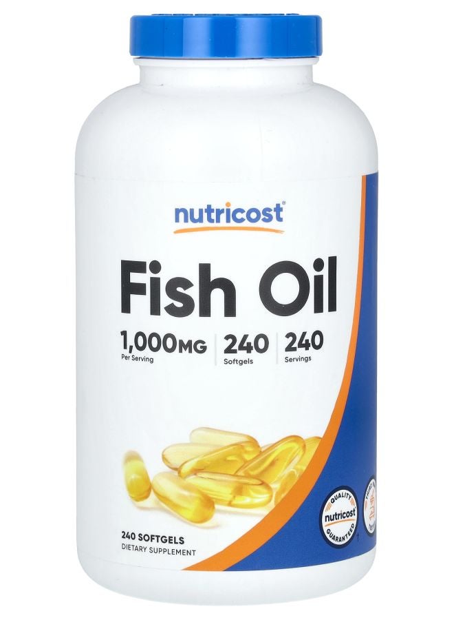 Fish Oil 1000 mg  240 Softgels