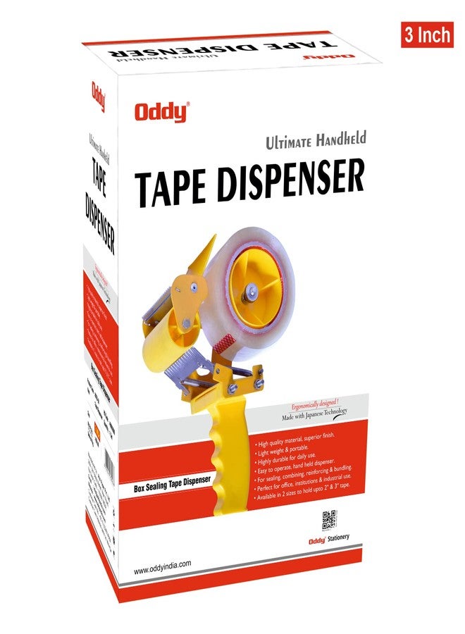 Oddy Box sealing tape dispenser for sealing & packing cartons, boxes etc. - 3 inch Hand tape cutter - Image 2