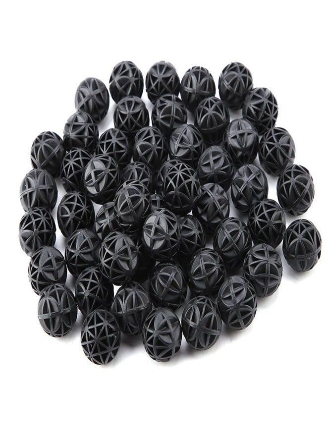 Chiffonade 50Pcs Bio Porous Filter Biochemical Balls High Density Nitrifying Filtration Aquarium Pond Filter Media with Cotton for Fish Tank(16mm) - Image 4