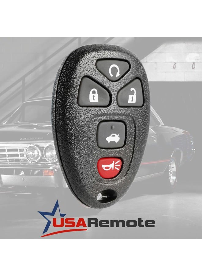 USARemote جهاز تحكم عن بُعد لدخول السيارة بدون مفتاح يناسب شيفروليه إمبالا ومونتي كارلو/كاديلاك دي تي إس/بيوك لوسيرن 2006 2007 2008 2009 2010 2011 2012 2013 (OUC60270، OUC60221) - Image 3