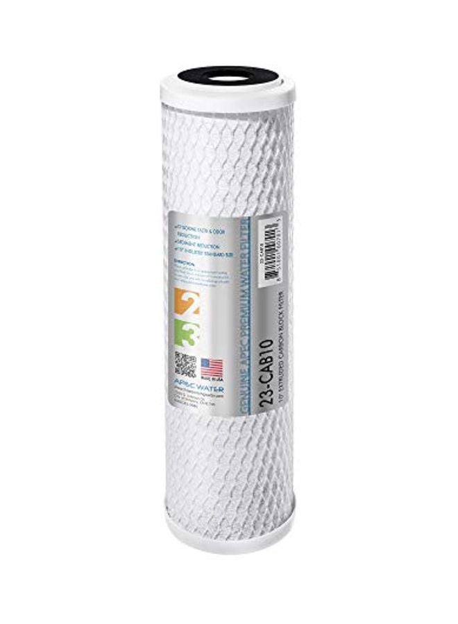 APEC Water Systems 23-CAB10 US MADE 10” x 2.5” Carbon Block Water Filter For Reverse Osmosis System - Image 1