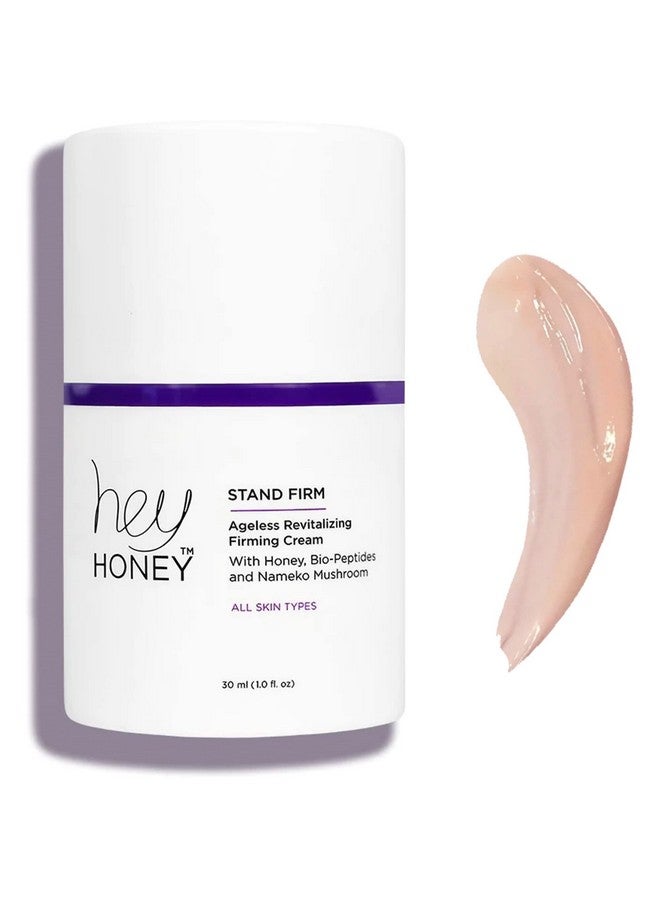 Hey Honey Skincare Stand Firm Argireline Biopeptides Honey Extract & Nemeko Mushroom Cream | Instant Firming Effect With Long Term Age Defying Benefits | 1 Oz - Image 1