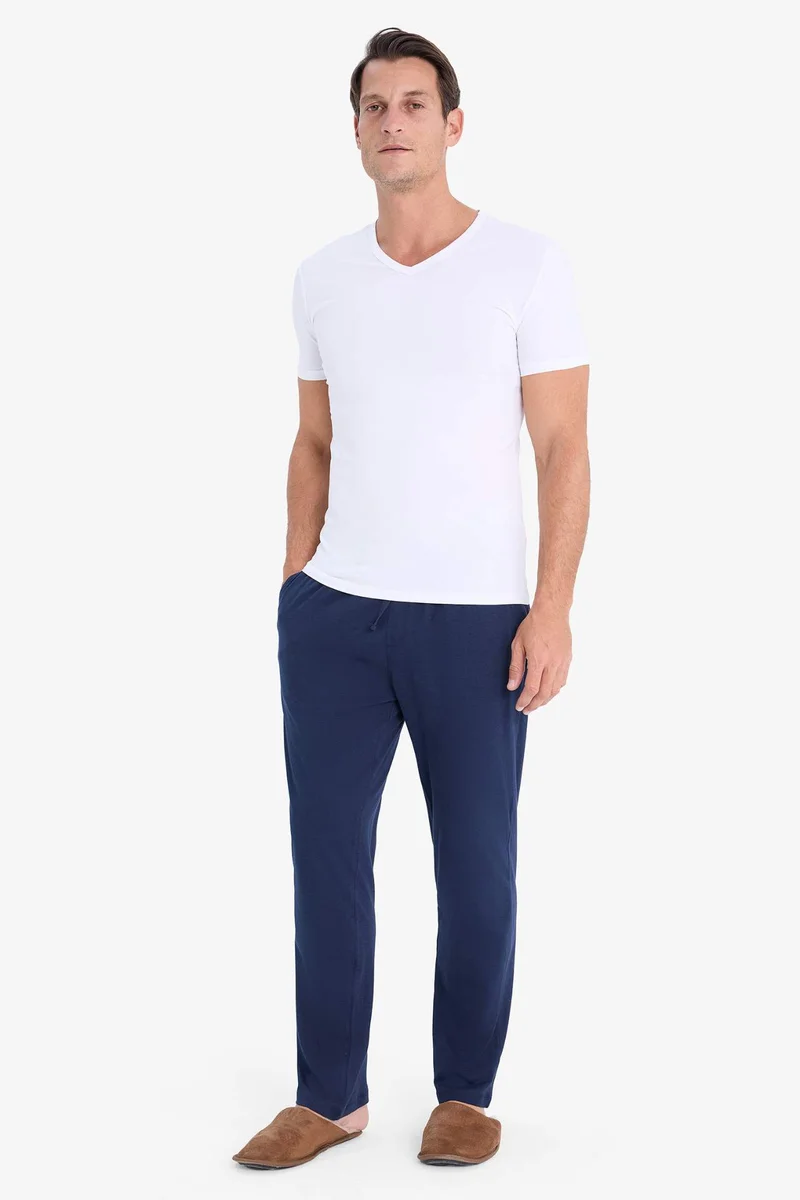 ديفاكتو Slim Fit Short Sleeve Knitted Tops