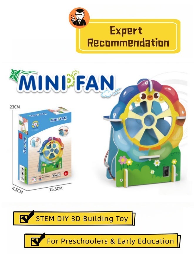 سعودي سيليكت لعبة بناء ساحر من STEM DIY MinFan لمرحلة ما قبل المدرسة - مجموعة تعليمية علمية ممتعة للتعليم المبكر - Image 1