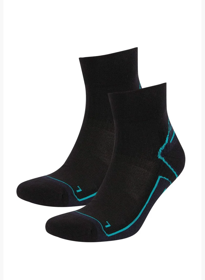 DeFacto 2 Pack Man Mid Cut Socks