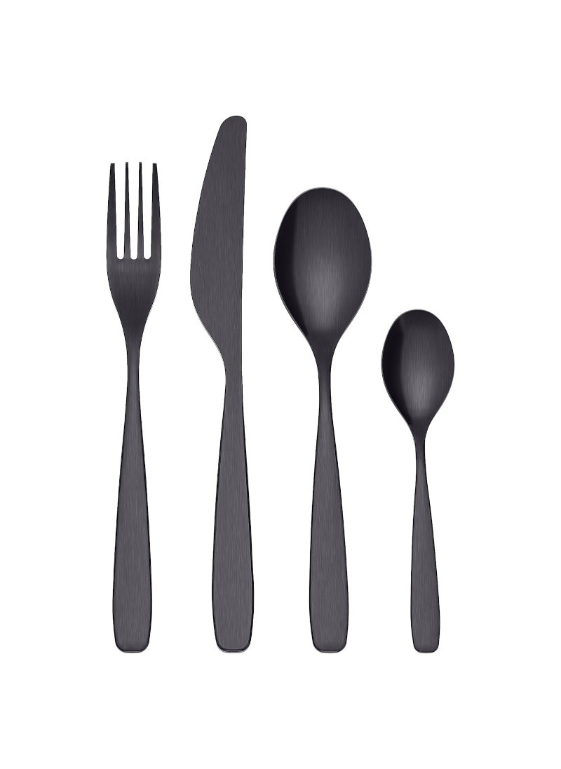 IKEA FRAKTA - 24-piece cutlery set Black - Image 1