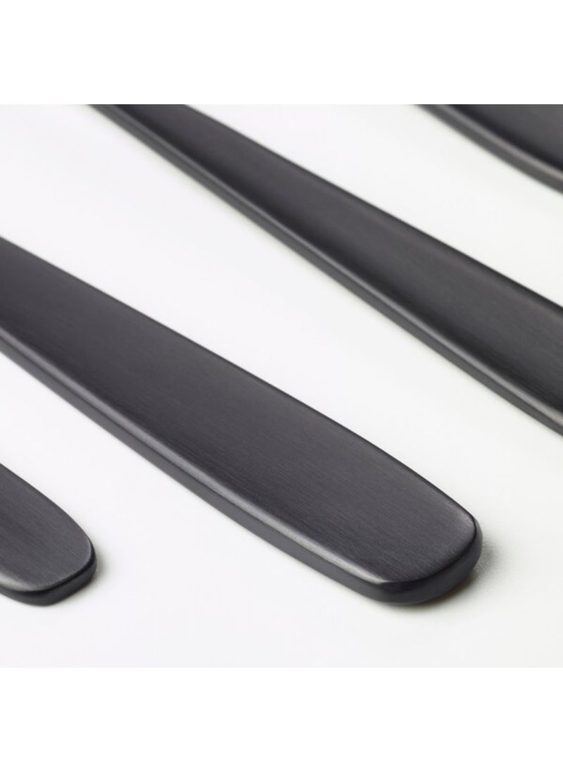 IKEA FRAKTA - 24-piece cutlery set Black - Image 1