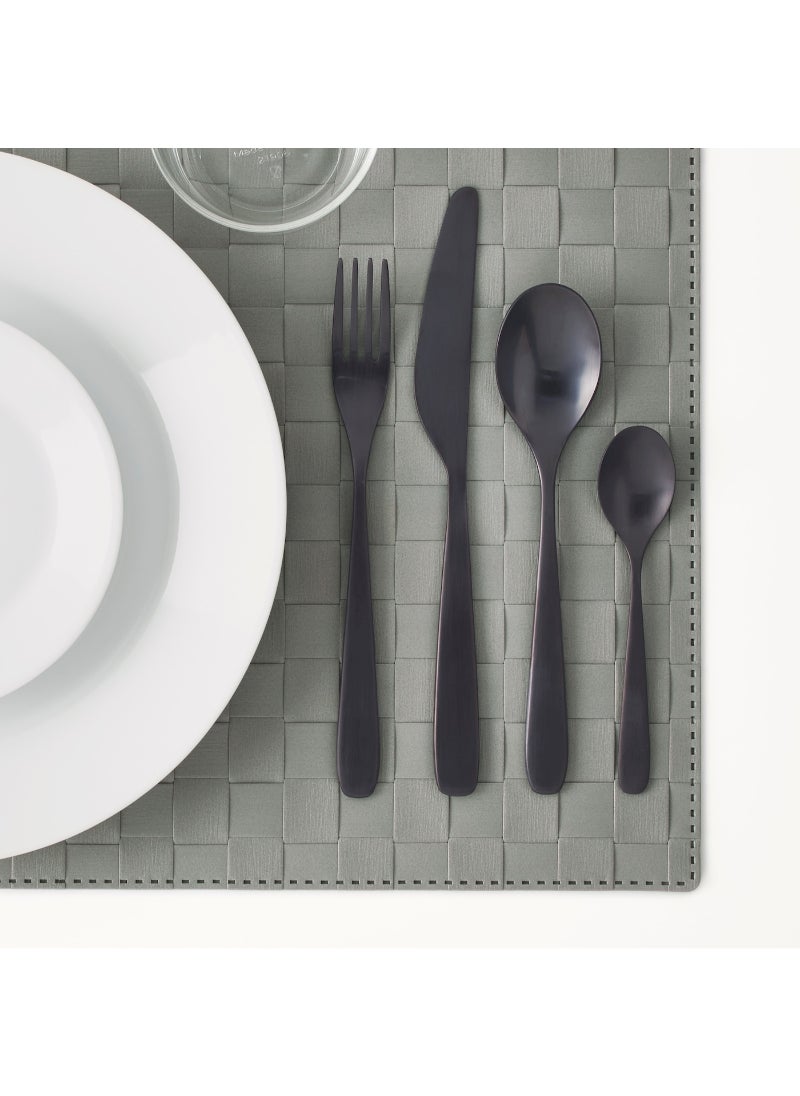 IKEA FRAKTA - 24-piece cutlery set Black - Image 1