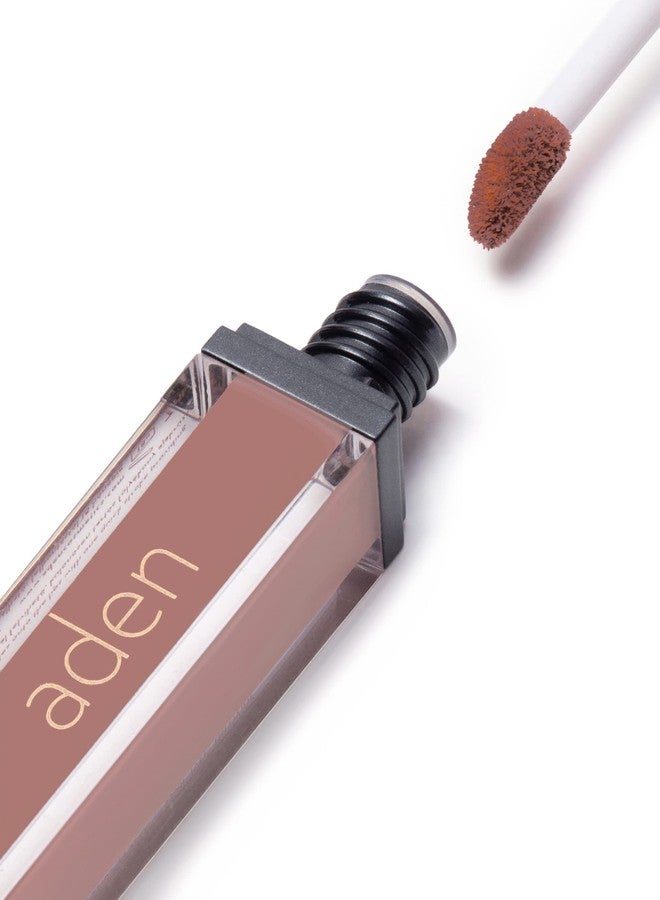 ADEN - 2 in 1 - Matte Liquid Lipstick & Lip liner Set - 7ML - Non-Smudge & Quick Drying - Highly Pigmented - Long Duration with Hydration - Made in Italy (02 Chocolate Milk) - Image 5
