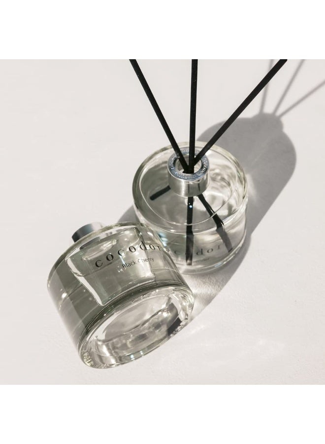 cocodor معطر هواء بالقصب بتوقيع الكمثرى الإنجليزية 6.7 أونصة 200 مل 1 عبوة مجموعة معطر هواء بالقصب مع زيوت ومع أعواد قصب لتزيين المنزل والمكتب، عطور وهدايا - Image 4