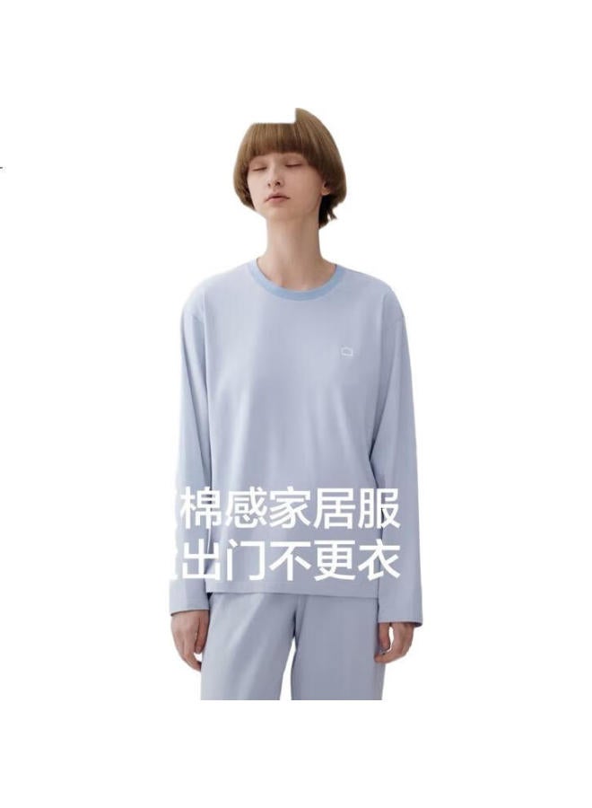 Bananain Cotton 3 Series Women'S Couple Pure Cotton Soft Home Wear Round Neck Long Sleeve Long Pants Set Spring And Autumn - Image 1