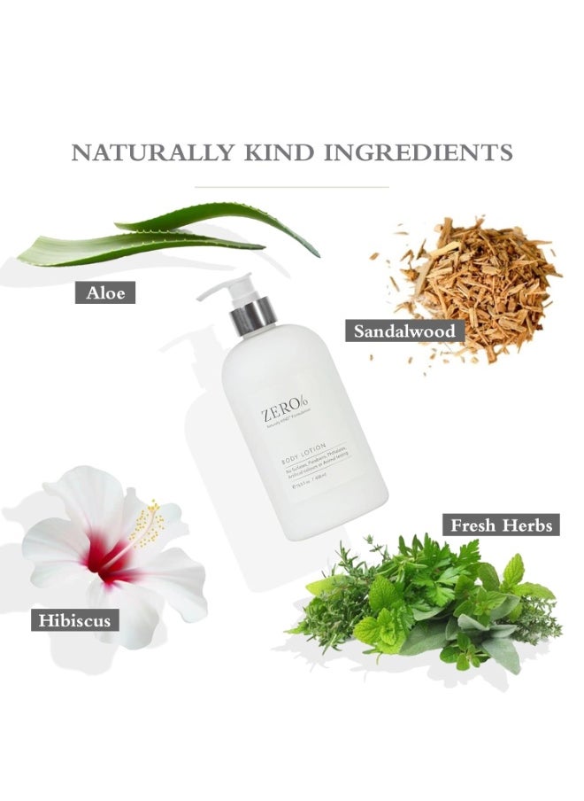 Zero Zero% Unisex Body Lotion - 15.5oz - Light and fresh, Nourishing, Zero Parabens, Sulfates, and Phthalates  - Image 3