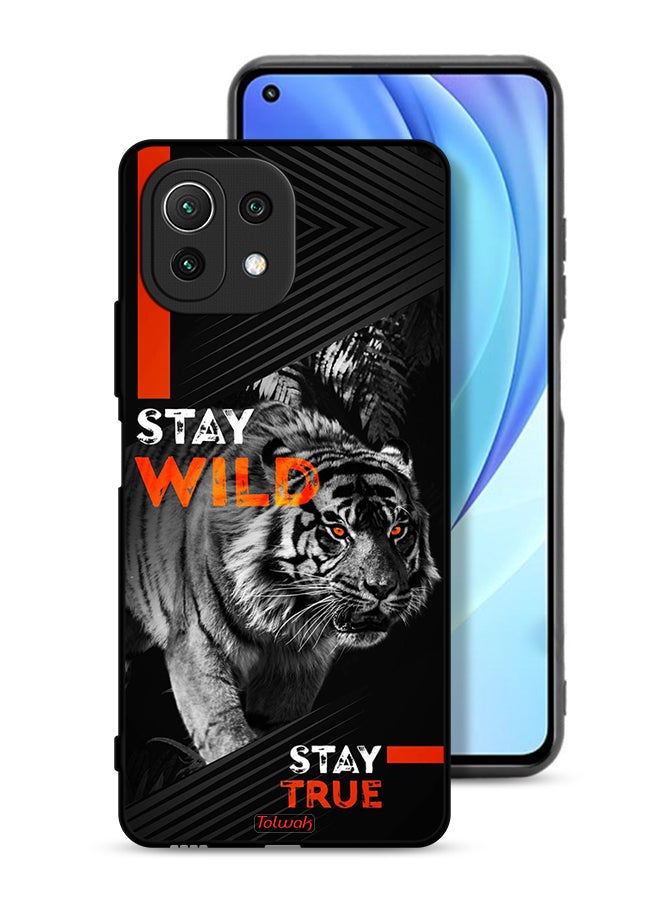 Tolwak Xiaomi Mi 11 Lite Protective Case Cover Stay Wild Stay True  - Image 1