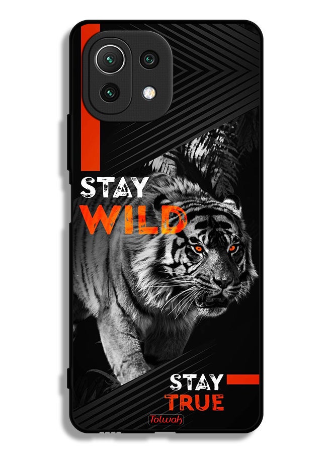 Tolwak Xiaomi Mi 11 Lite Protective Case Cover Stay Wild Stay True  - Image 2
